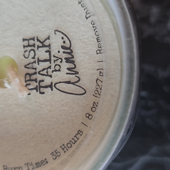 Trash Talk By Annie Jar Candle "Hope This Smells Better",Fresh Linen Scent,8 oz. - Picture 8 of 11
